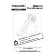 MCCULLOCH 1600 GardenVac Owners Manual